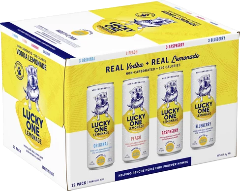 LUCKY ONE LEMONA VARIETY 12PK